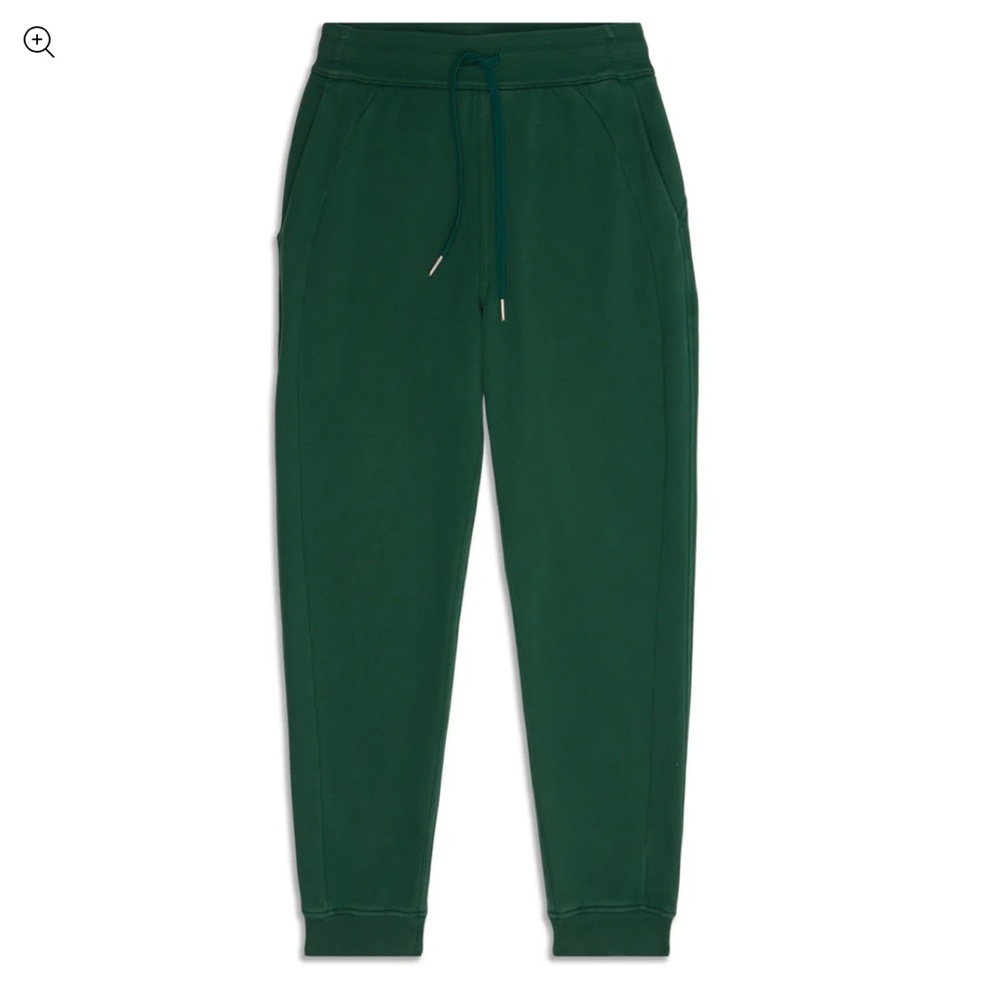 LULULEMON GREEN SCUBA JOGGERS SIZE 4